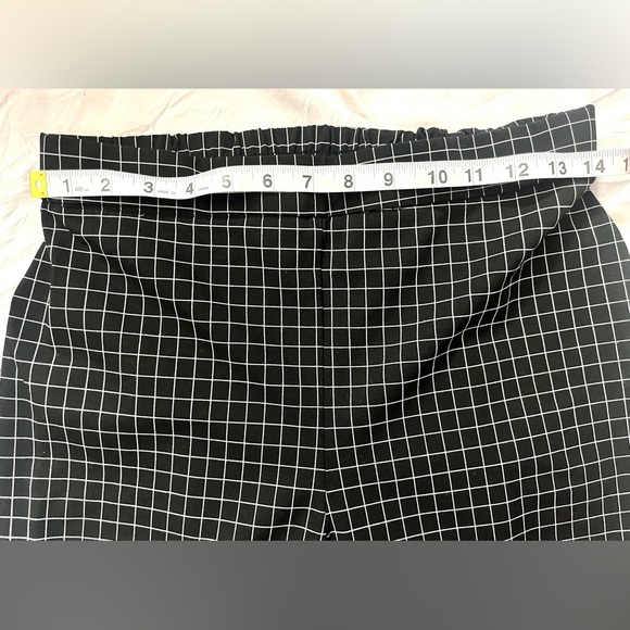 Massimo Fabro Italy Black and White Checkered Women's Trousers Pants Size 6 - Picture 4 of 9